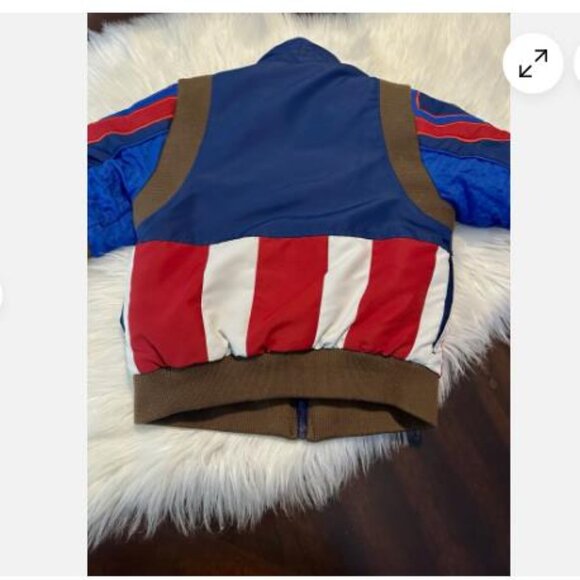 Disney Store Captain America Marvel Jacket Coat Toddler Boys Size 2 Avengers - Picture 3 of 6